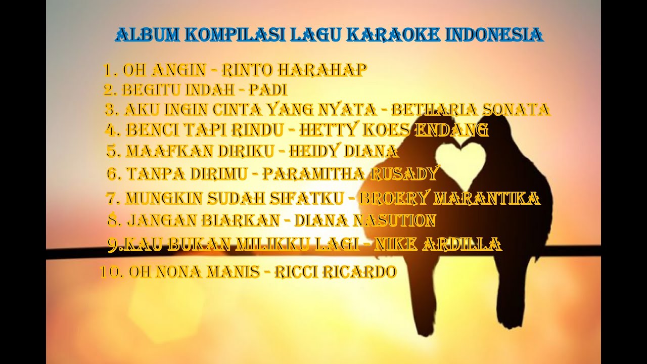 lagu karaoke pop indonesia