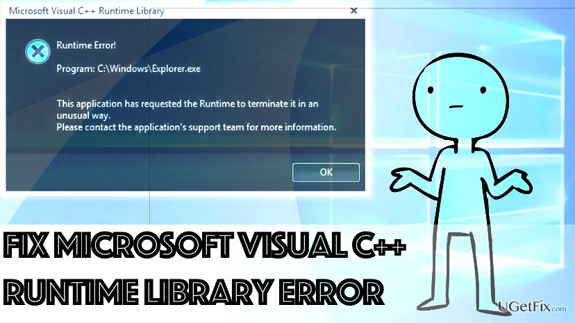 microsoft visual c runtime library repair