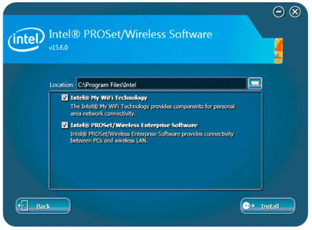 intel proset wireless windows 10